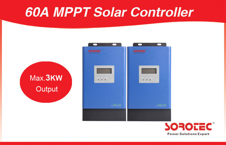 60A With Communication Port Max 3000W Output 48V MPPT Solar Charge Controller