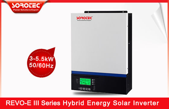 van de de Omschakelaarslast van 3-5.5kw MPPT het Hybride Zonnecontrolemechanisme REVO E PLUS 240VAC 90A met Batterij